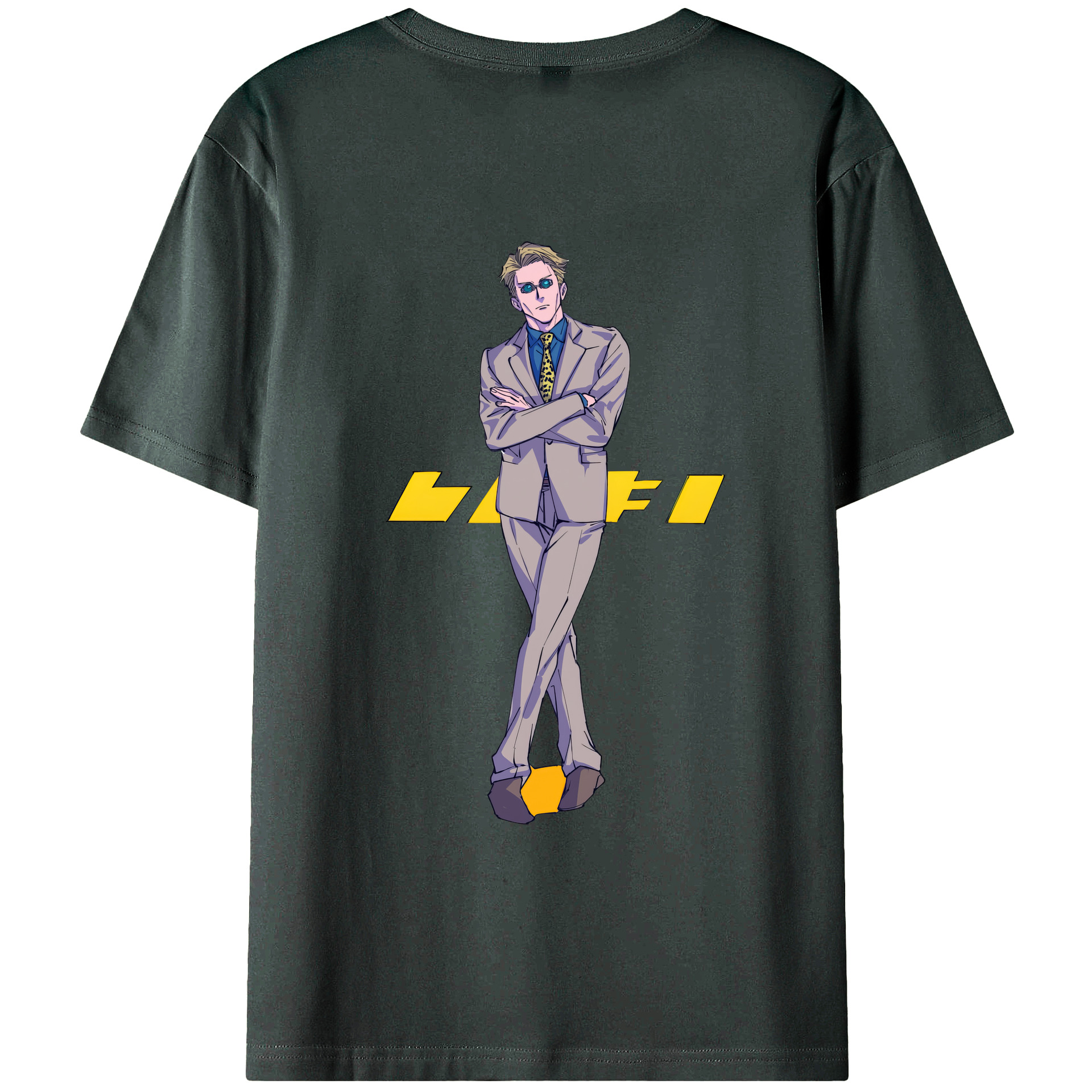 （画像用） 呪術廻戦 Jujutsu Kaisen 綿100％ メンズ半袖Tシャツ（バックプリント） 通気性